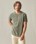Men's Broken-In Premium Slub Henley - Washed Olive